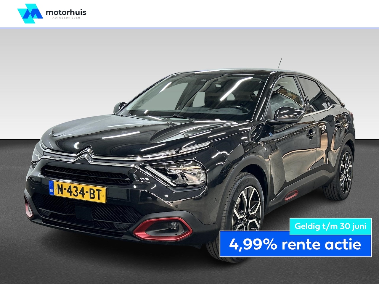 Citroën Ë-C4 - EV 50kWh 136PK SHINE PANO LEDER NAVI FULL LED CAMERA NAP - AutoWereld.nl