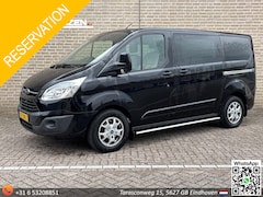 Ford Transit Custom - 270 2.2 TDCI L1H1 Limited Dubbel Cabine | € 6.850, - MARGE | Cruise | Airco | Leder | Navi