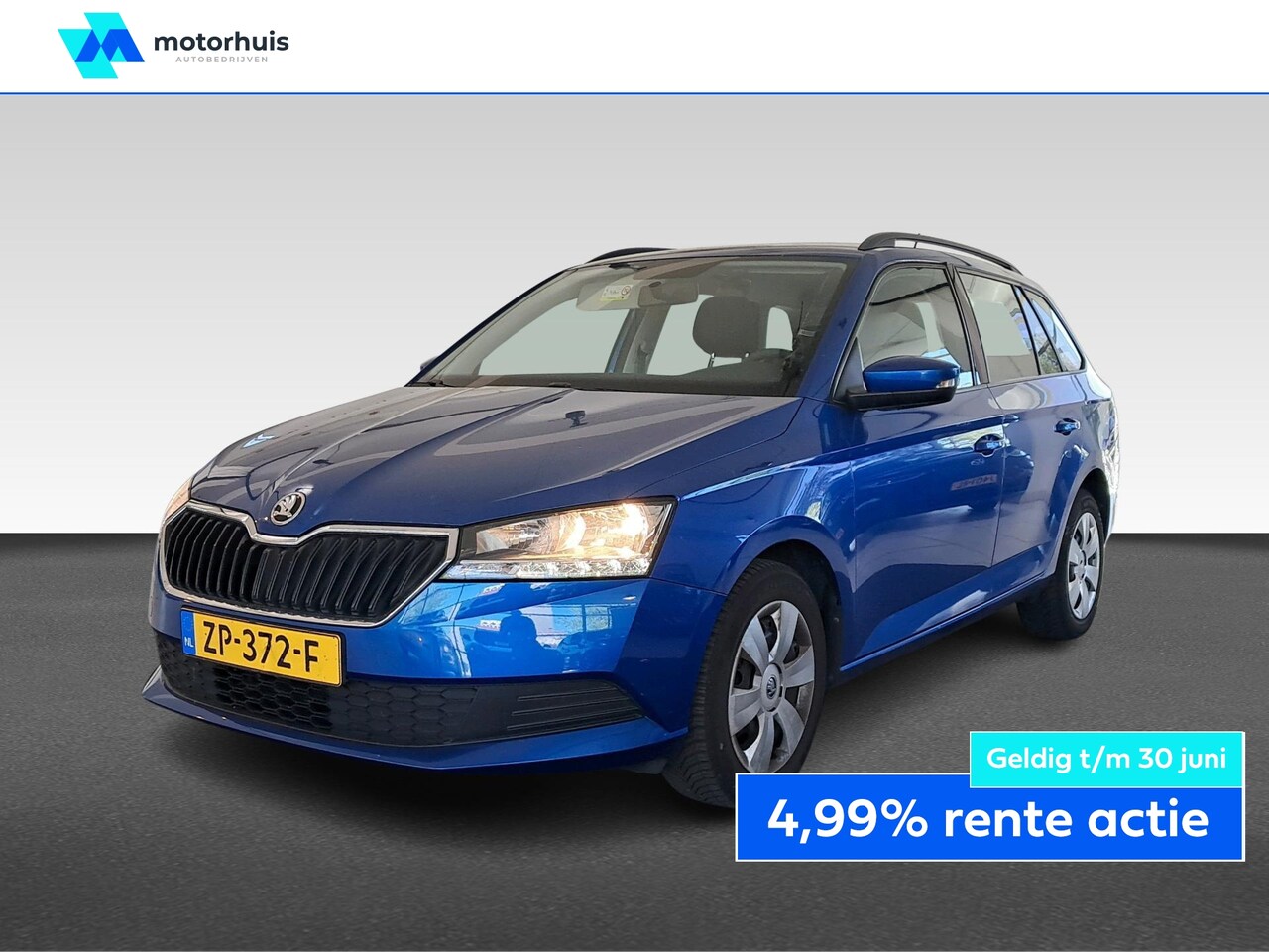 Skoda Fabia Combi - 1.0 Greentech 75pk Active / Airco / Apple Carplay - Android auto - AutoWereld.nl