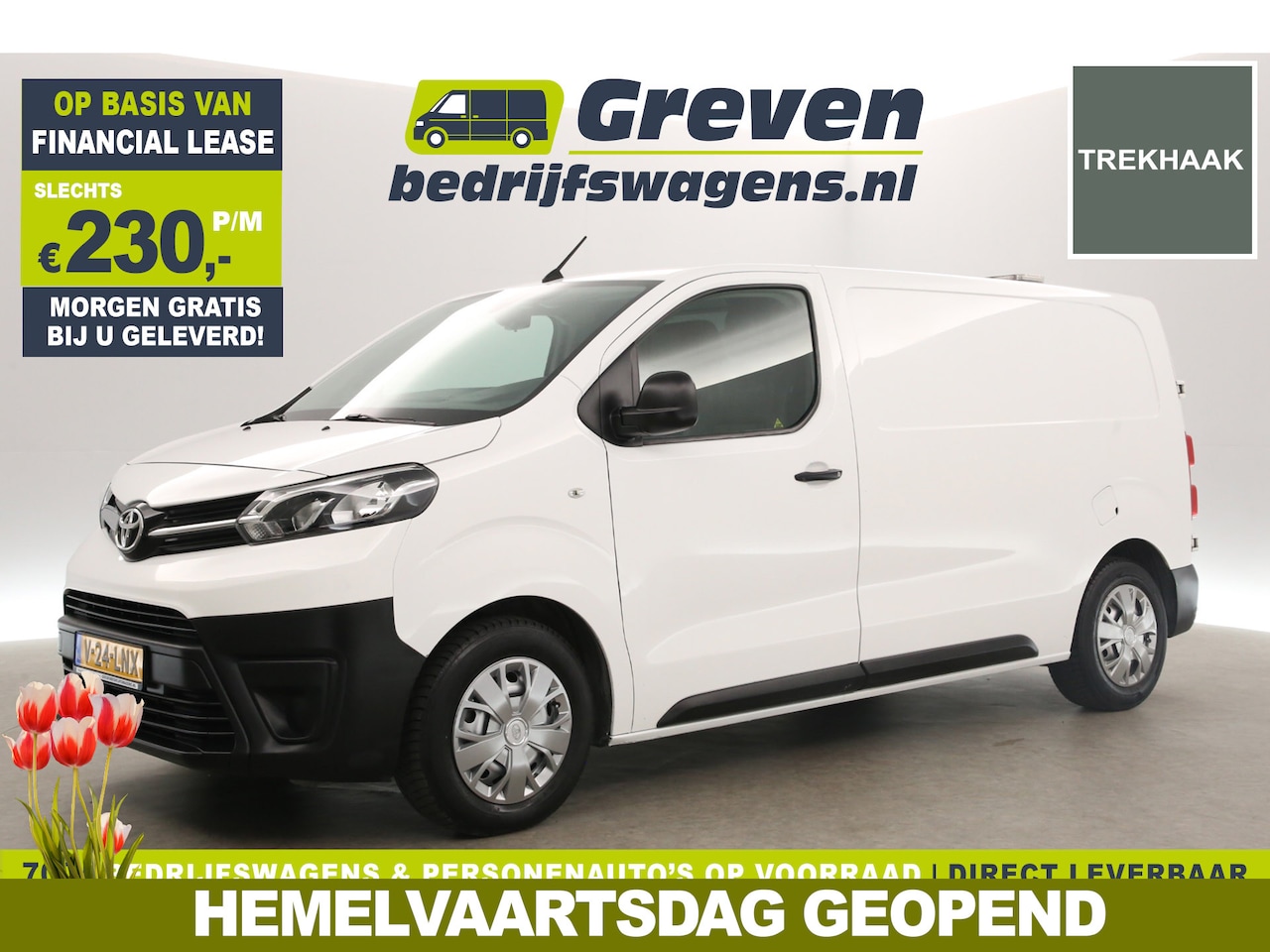 Toyota ProAce - 1.5 D-4D L2H1 Airco Cruise 3 Persoons Stoelverw. Elektrpakket Trekhaak - AutoWereld.nl
