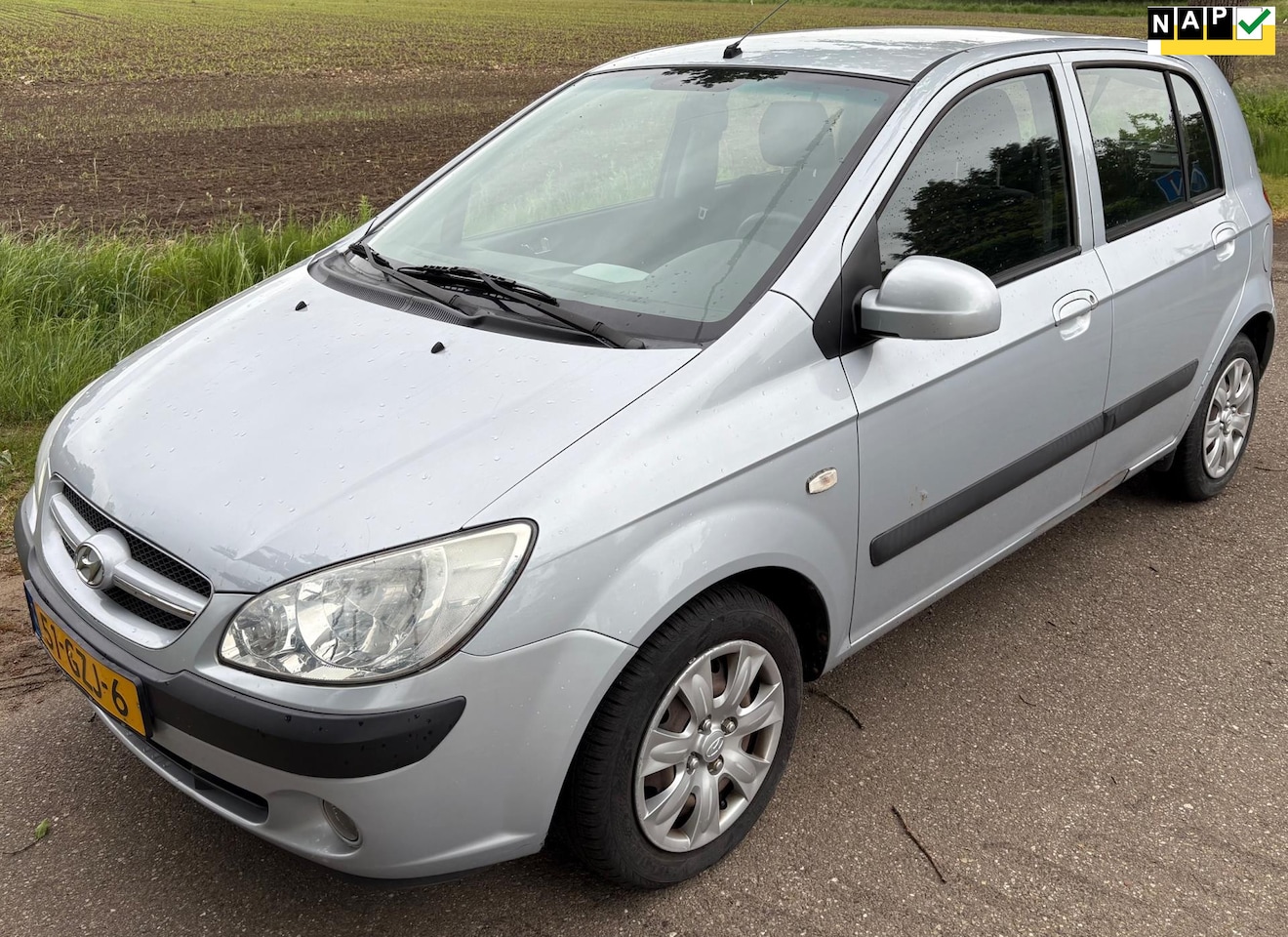 Hyundai Getz - 1.4i Active Cool Airco/APK/Elektr ramen/5drs/Distr v.v. - AutoWereld.nl