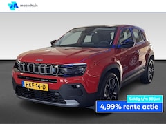 Jeep Avenger - 1.2T e-Hybrid 100pk Aut Summit / Panoramadak / Navigatie / Leder + Stoelverwarming