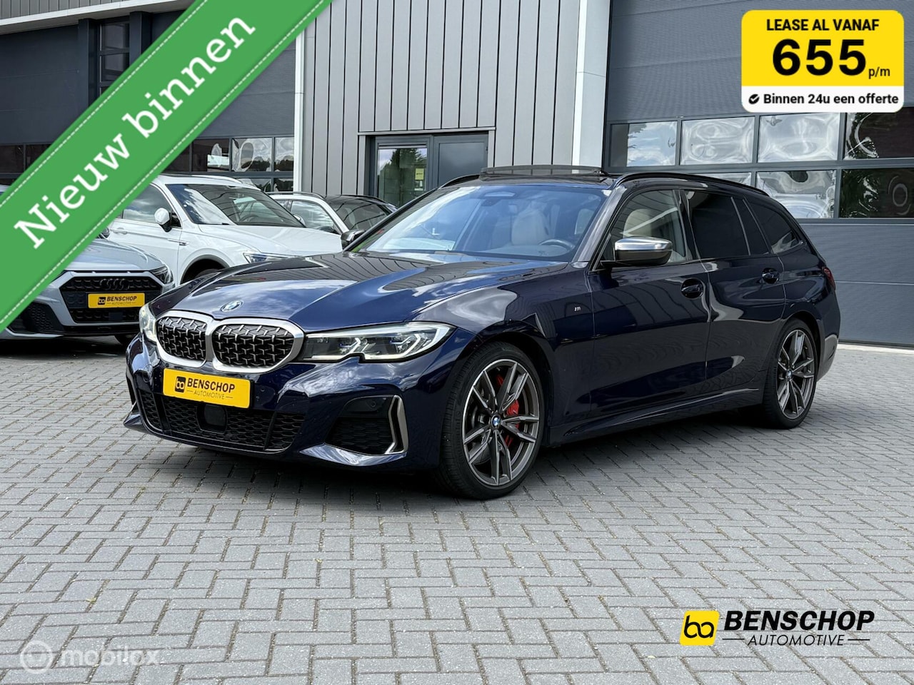BMW 3-serie Touring - M340i xDrive Panodak Carpay Navi Laser LED Harman Kardon - AutoWereld.nl