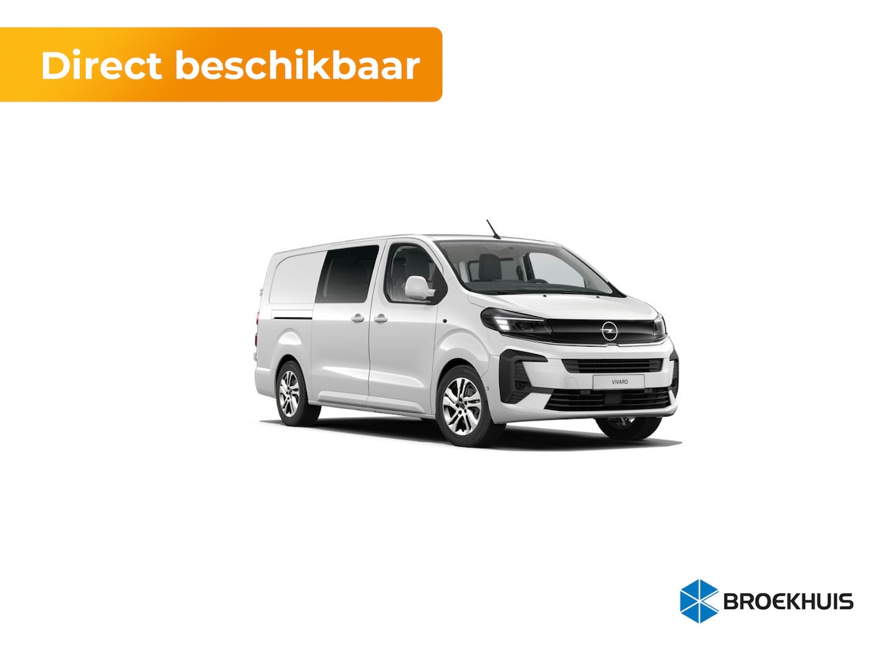 Opel Vivaro - Standaard - Dubbele Cabine Automaat | Full Eco LED koplampen met dagrijverlichting - AutoWereld.nl