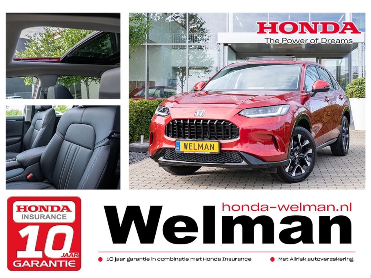 Honda ZR-V - 2.0i e:HEV ADVANCE / LUXURY EDITION - AKTIE - NIEUW - FULL HYBRID - AUTOMAAT - AutoWereld.nl