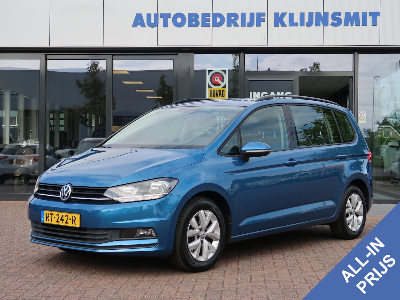 Volkswagen Touran - 1.2 TSI Trendline 7 Pers. | navigatie | parkeersensoren | - AutoWereld.nl