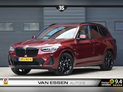 BMW X3 - xDrive30e High Executive M-Sport Pano Head-Up Trekhaak Keyless *Aventurin Red Metallic* Un