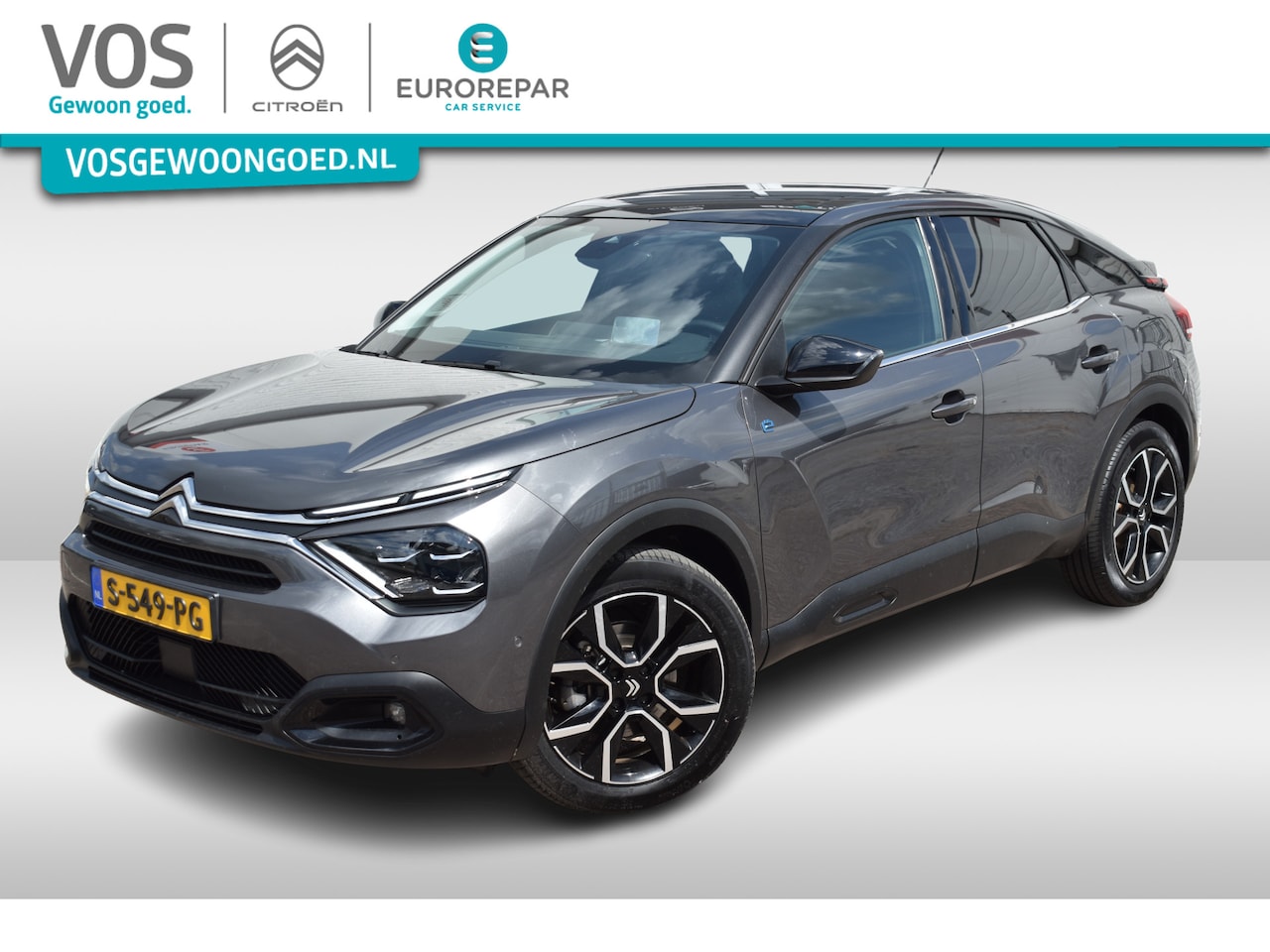 Citroën Ë-C4 - Shine Pack Business 50 kWh Leder | Panoramadak | Airco | Camera V + A | - AutoWereld.nl