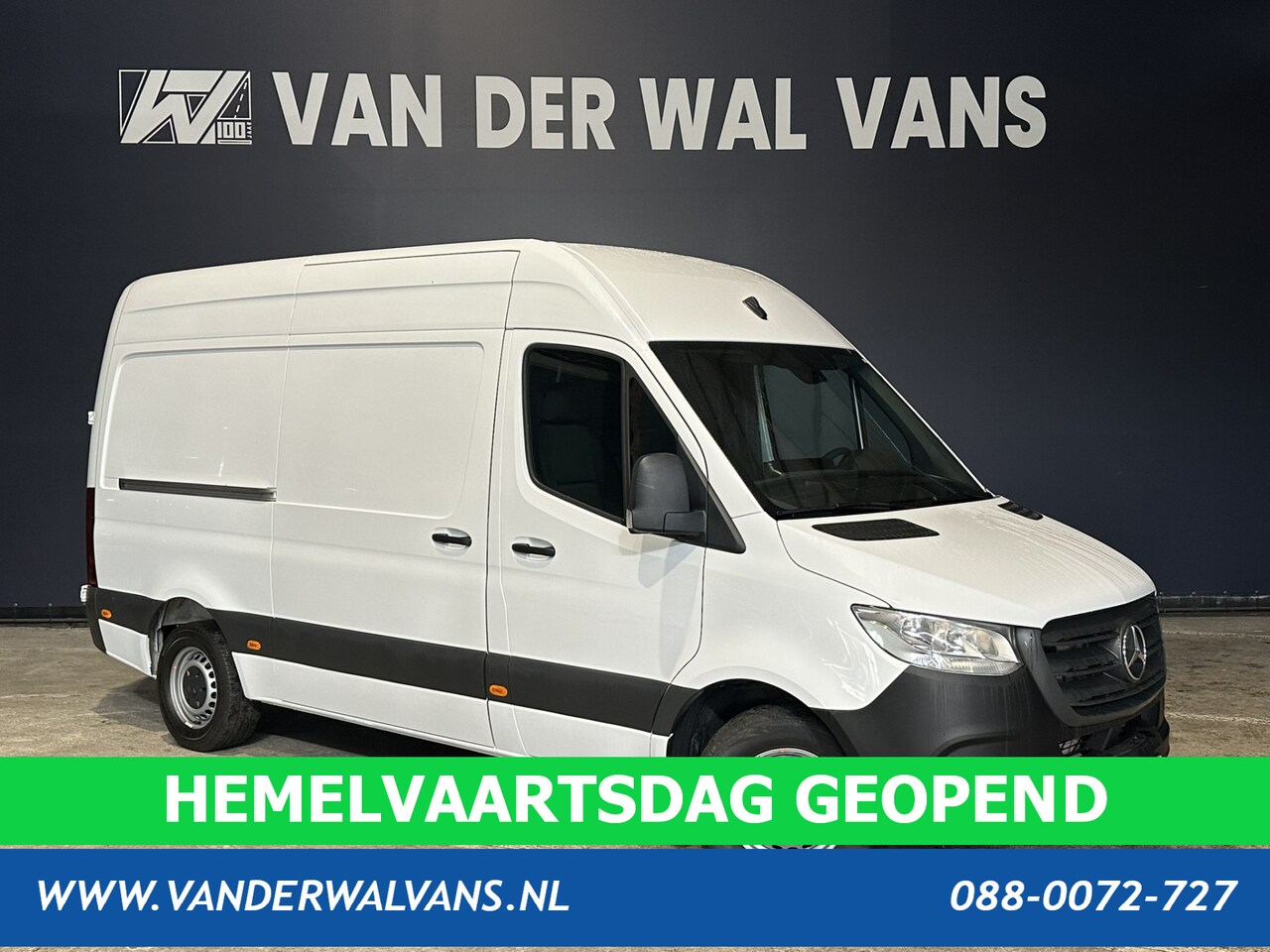Mercedes-Benz Sprinter - 317 CDI 170pk L2H2 Euro6 # Airco | Camera | Stoelverwarming | Apple Carplay Android auto, - AutoWereld.nl