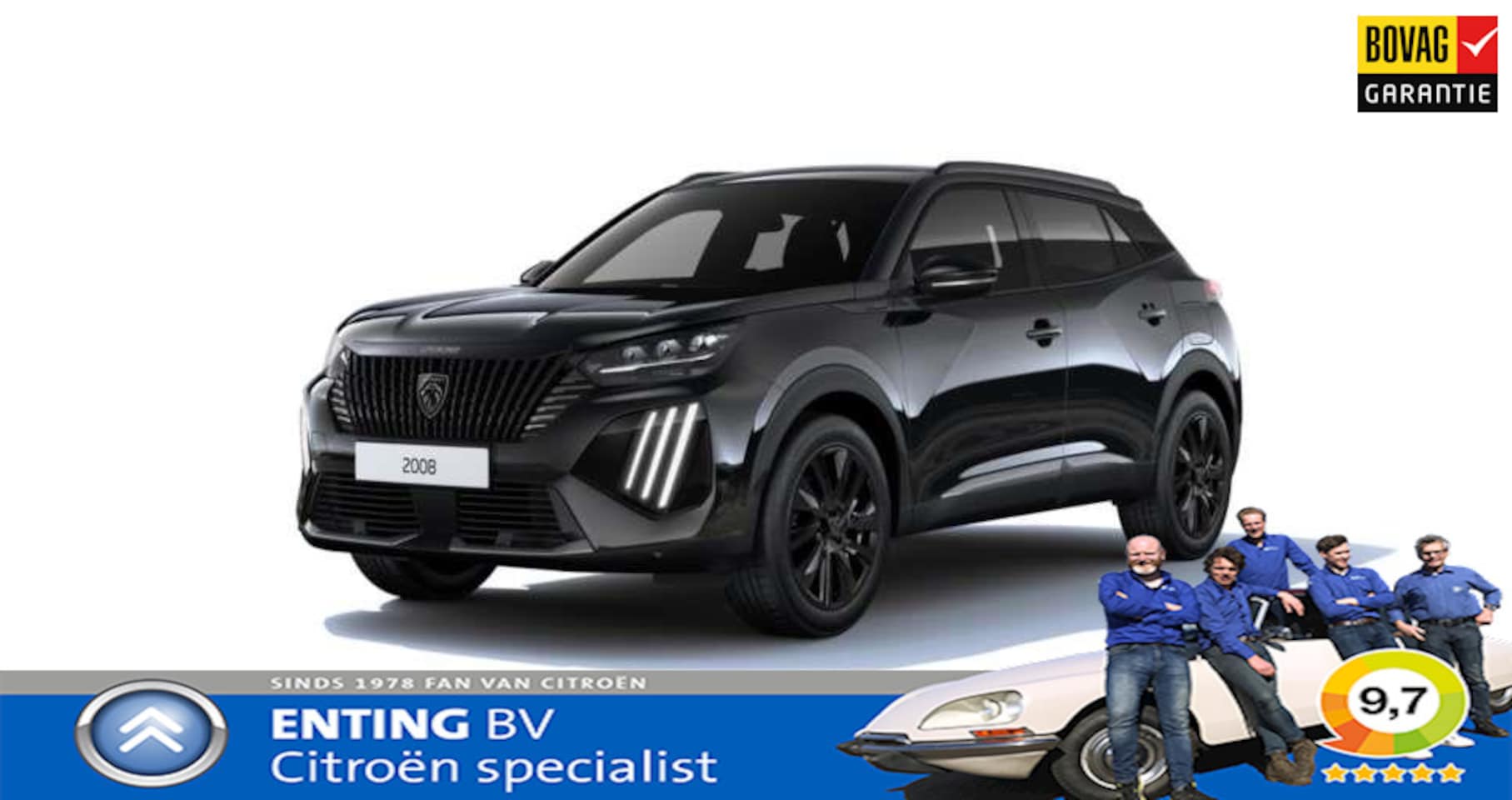 Peugeot 2008 - 1.2 Hybrid 145 GT ADAPT CRUISE ZICHTPAKKET+ GRIP CONTROL 18 INCH - AutoWereld.nl