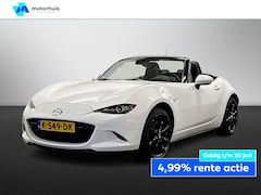 Mazda MX-5 - 1.5 SKYACTIV-G 132PK GT-M BLACK&WHITE NAVI FULL LED CAMERA LEDER PDC NL-AUTO NAP