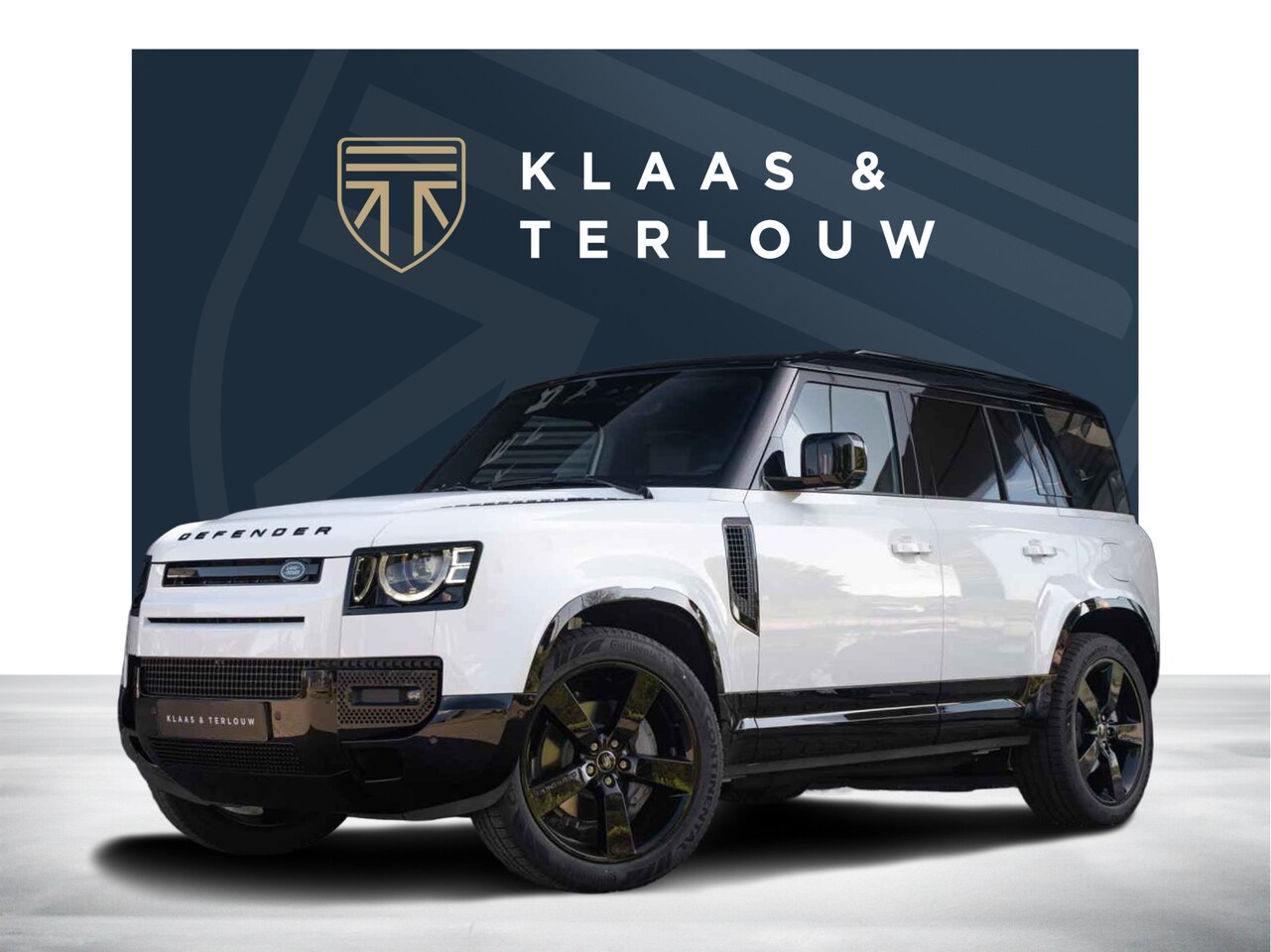 Land Rover Defender 110 - 2.0 P300e X-Dynamic HSE / Fuji White / Ebony Black Leather / 22 Inch - AutoWereld.nl