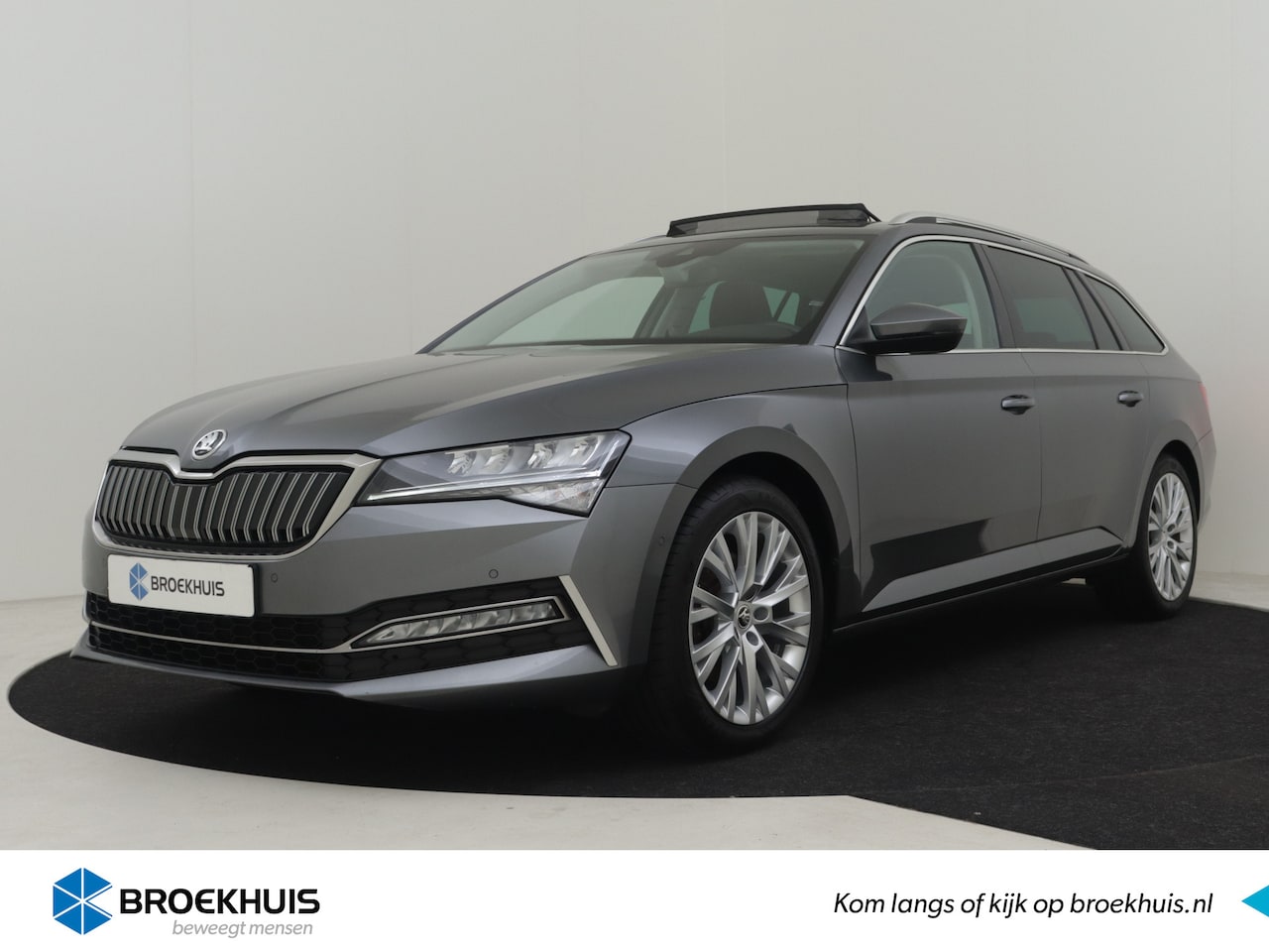 Skoda Superb Combi - 1.4 TSI iV PHEV Business Edition Plus 218pk | Panorama dak | Elektrische stoelen met geheu - AutoWereld.nl