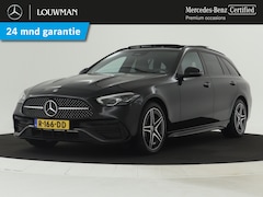 Mercedes-Benz C-klasse Estate - 300 e AMG Line | Panoramadak | Navigatie widescreen | Lederen bekleding | Parking support