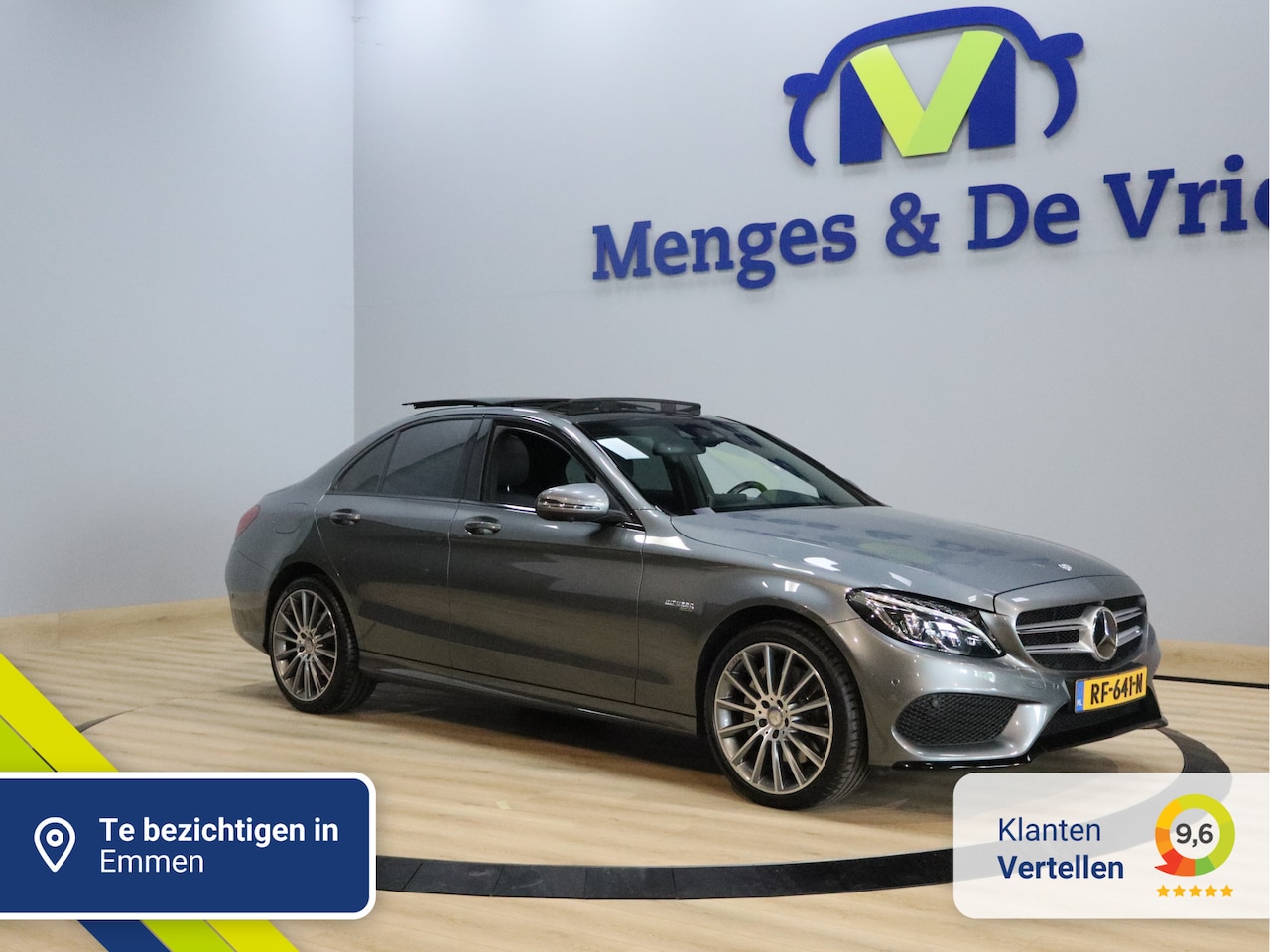 Mercedes-Benz C-klasse - 400 4MATIC Prestige AMG Airco ECC | 360 Camera | Adaptive Cruise | Panorama | Burmester | - AutoWereld.nl
