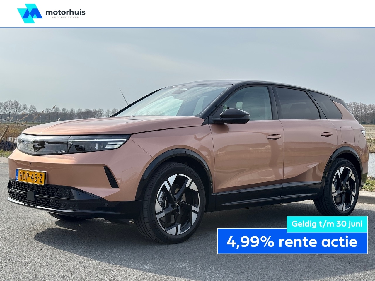 Opel Grandland Electric - | GS | 73 kWh 213 PK | PANO SCHUIF DAK | 360 CAMERA | - AutoWereld.nl