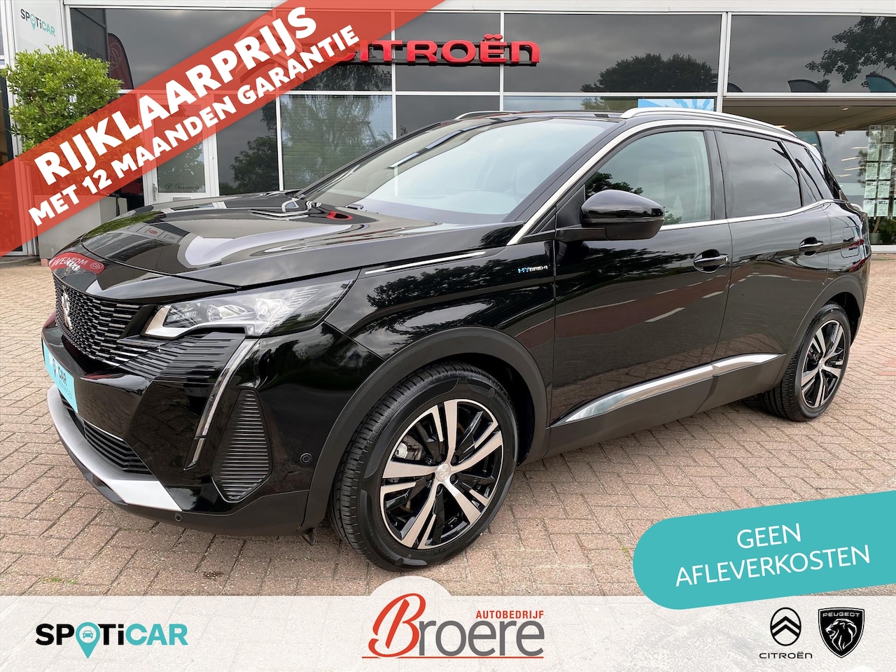 Peugeot 3008 - 1.6 Plug-in Hybrid4 300pk EAT8 GT | adaptive cruise, elek. achterklep, dodehoekdetectie, k - AutoWereld.nl