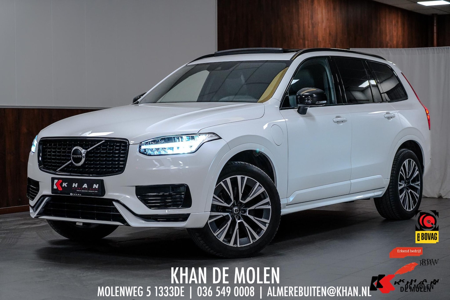 Volvo XC90 - 2.0 T8 Recharge AWD R-Design 7Pers|Pano|LongRange|Memory|Trekhaak - AutoWereld.nl