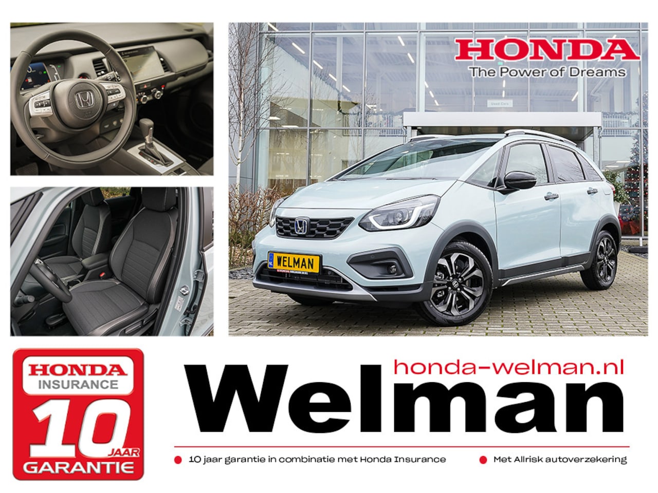 Honda Jazz - 1.5i e:HEV ADVANCE CROSSTAR - NIEUW - 122 PK FULL HYBRID - AUTOMAAT - AutoWereld.nl