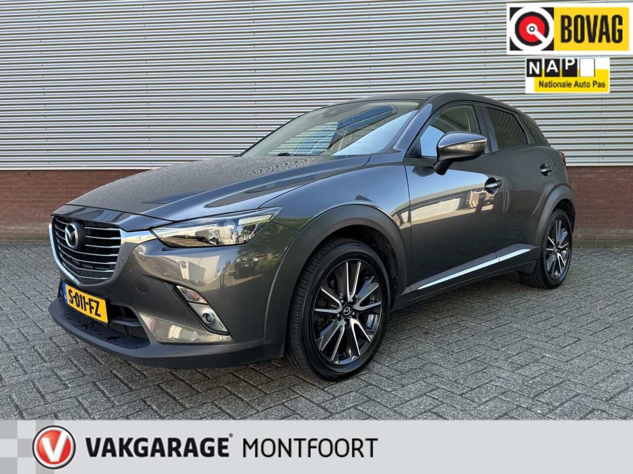 Mazda CX-3 - 2.0 SkyActiv-G 120 GT-Luxury|Keyless|Cruise|Camera|Stoelverwarming|Leder/stof|Bluetooth| - AutoWereld.nl