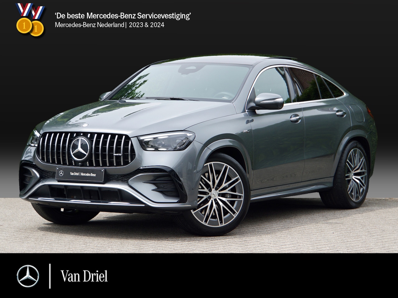 Mercedes-Benz GLE-Klasse Coupé - AMG 53 Hybrid 4MATIC+ | Pano HUD Ventilatie Burmester Trekhaak Distronic Memory - AutoWereld.nl
