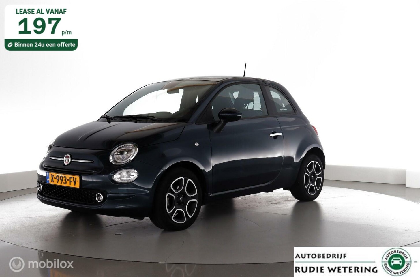 Fiat 500 - 1.0 Hybrid Club dab|applecarplay|ecc|cruise|tel. - AutoWereld.nl