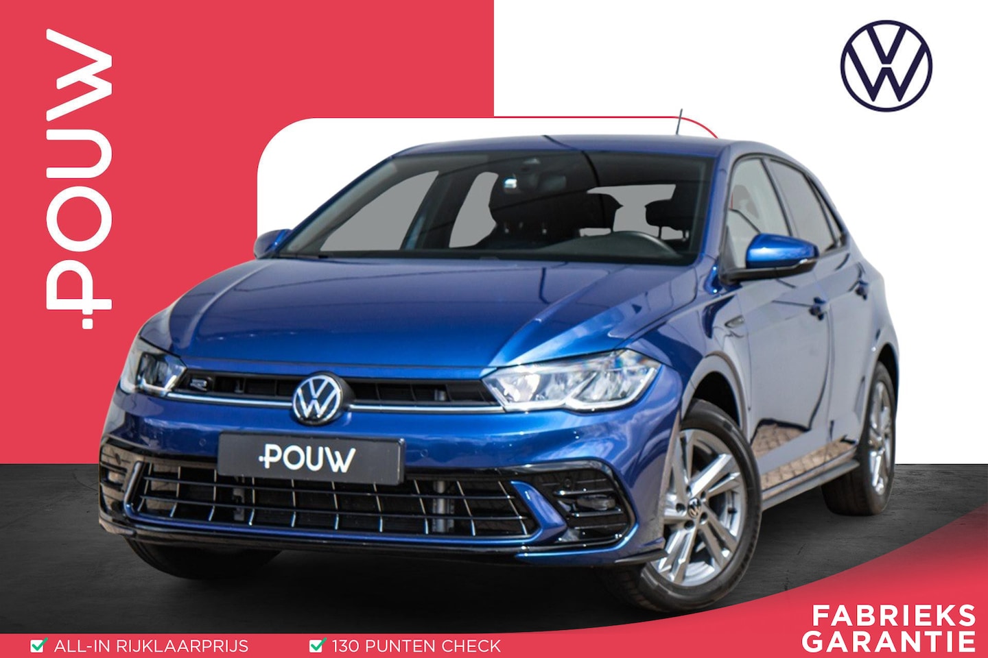 Volkswagen Polo - 1.0 TSI 95pk DSG R-Line Business | Cruise Control Adaptief | Apple Carplay/Android Auto | - AutoWereld.nl