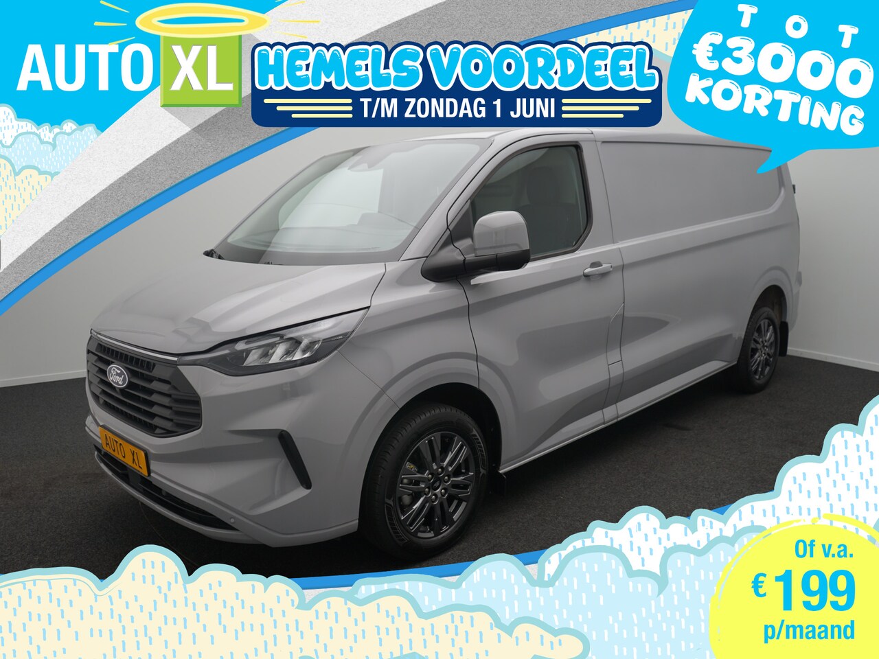 Ford Transit Custom - 320 2.0 TDCI Aut. L2H1 Limited Adapt. Cruise Carplay Camera - AutoWereld.nl