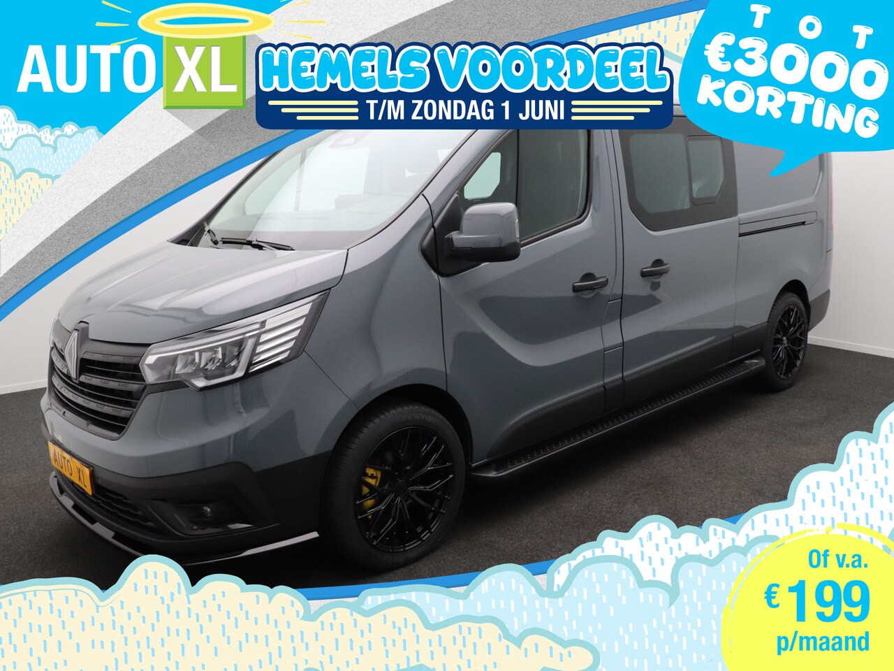 Renault Trafic - 2.0 170 PK Aut. L2H1 5-Pers RS-Line Camera Cruise Stoelverwarming - AutoWereld.nl