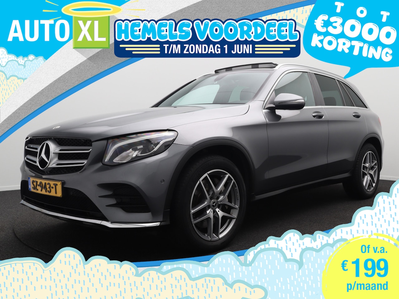Mercedes-Benz GLC-klasse - 250d 204 PK 4MATIC Aut. AMG Trekhaak Pano-dak Stoelverw. - AutoWereld.nl