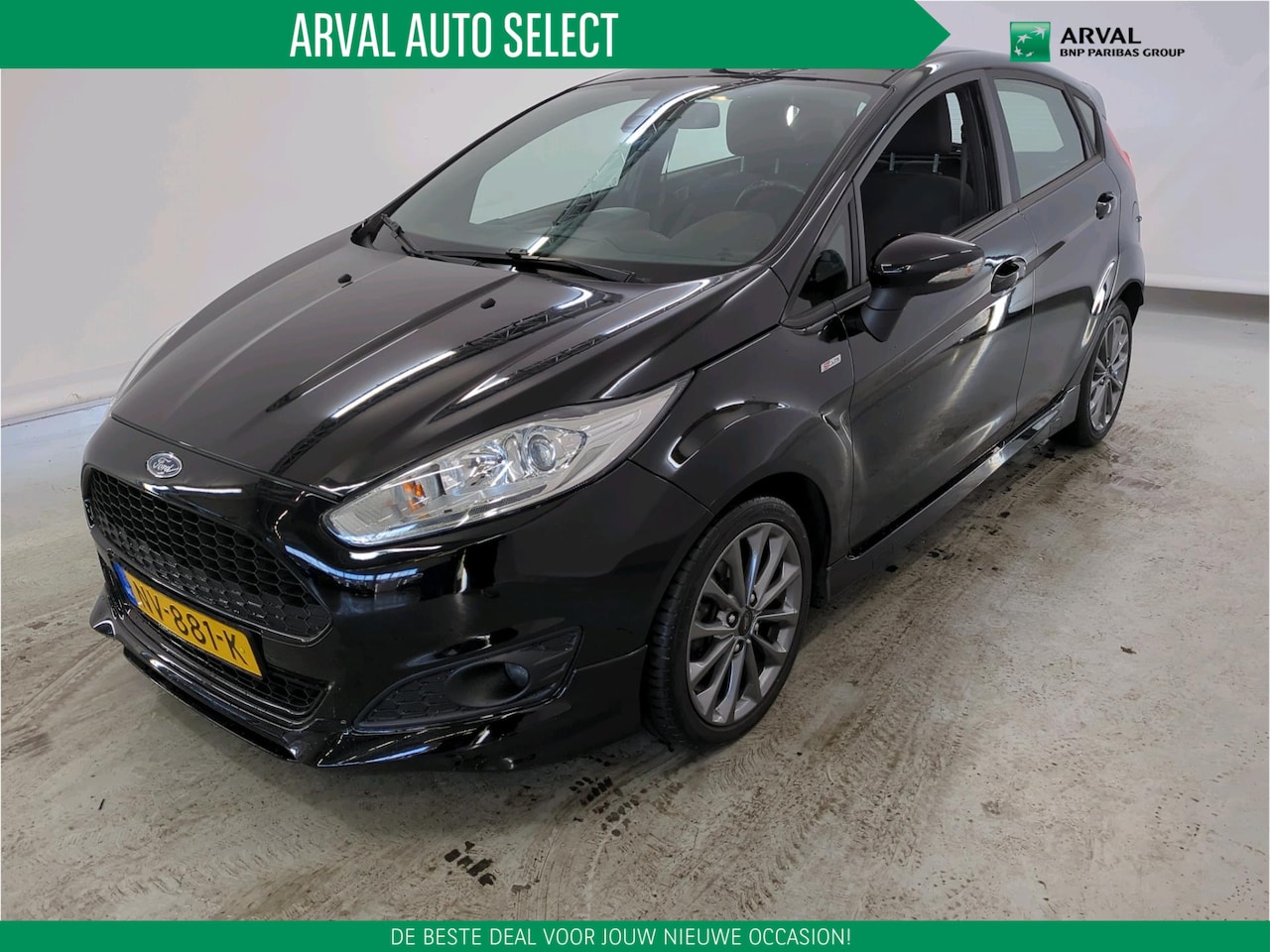 Ford Fiesta - 1.0 EcoBoost 101pk ST Line | Navigatie | Parkeersensoren | ECC | Sportstoelen | Dakspoiler - AutoWereld.nl