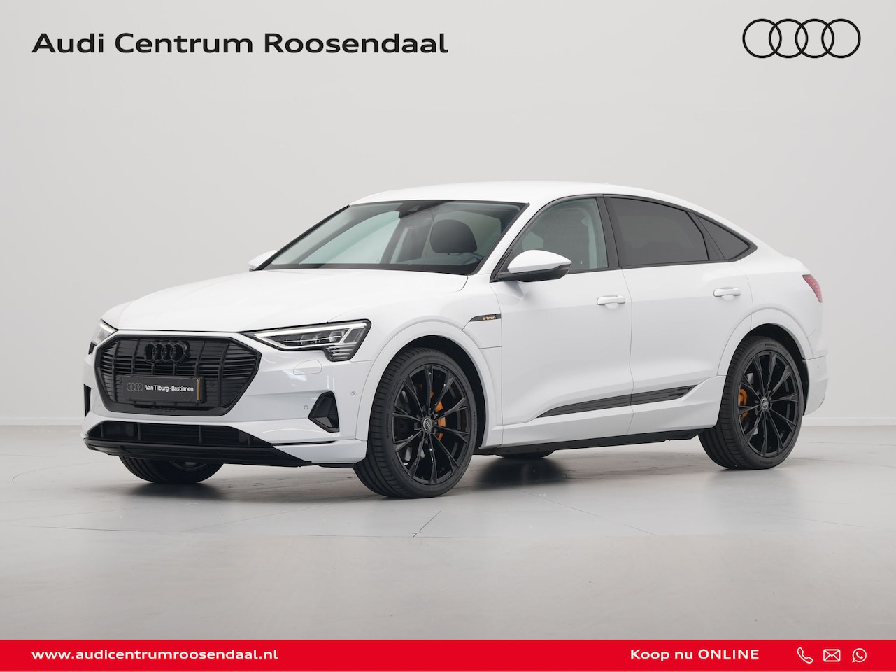 Audi e-tron Sportback - 50 quattro Business edition 71 kWh Navigatie Camera Stoelverwarming Audi Sound 92 - AutoWereld.nl
