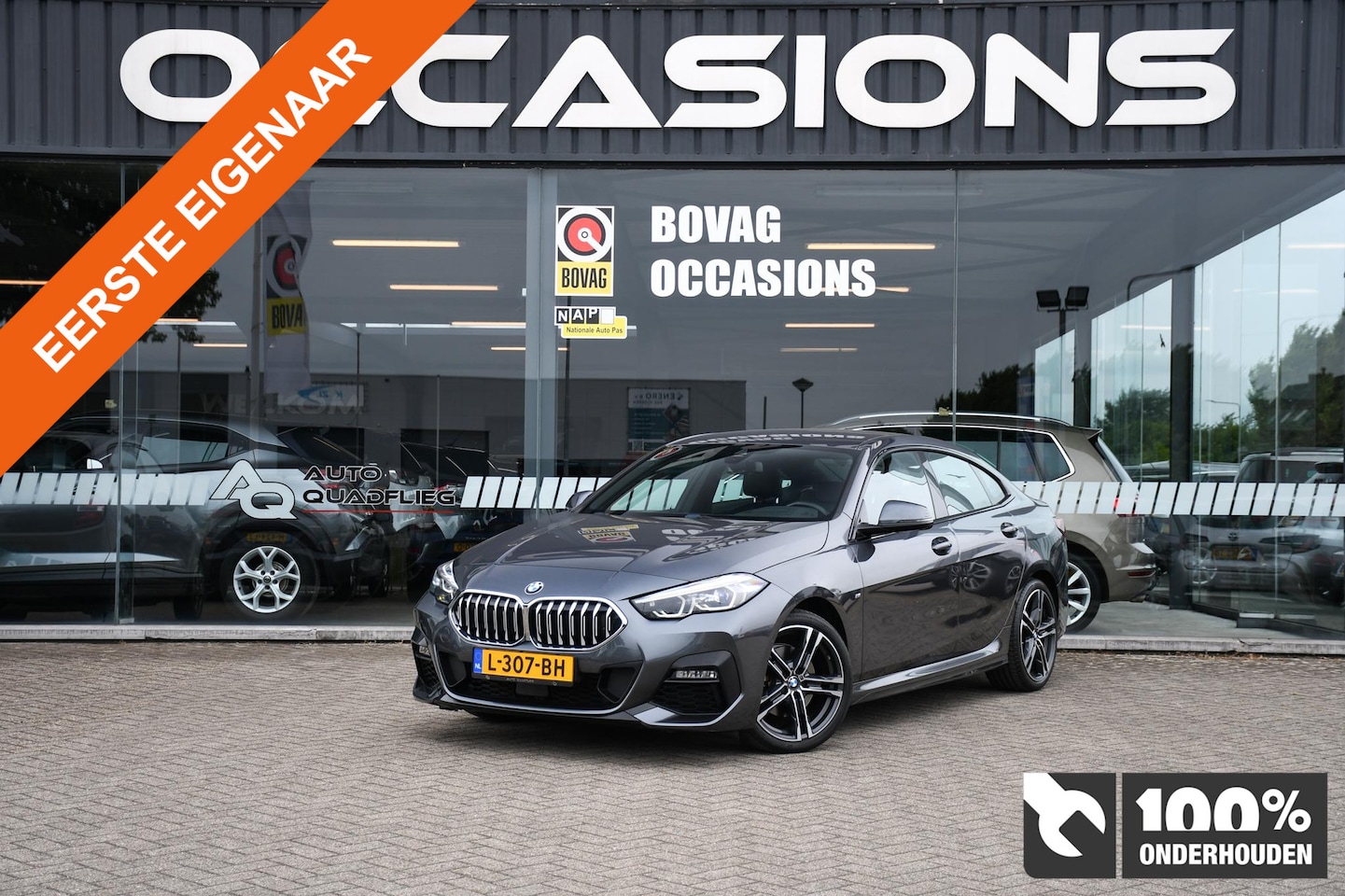 BMW 2-serie Gran Coupé - 218i HighExecutive M-SPORT/ HEAD UP DISPLAY/ LEDER - AutoWereld.nl