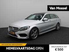 Mercedes-Benz C-klasse Estate - 180 Business Solution AUTOMAAT | AMG PAKKET | PANORAMADAK | LEDEREN BEKLEDING | CAMERA | N