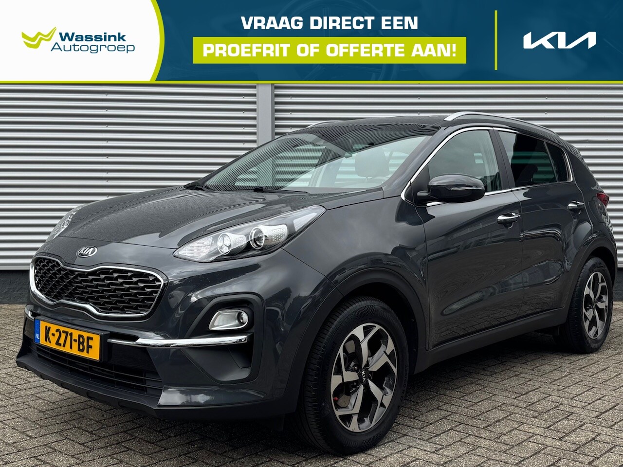 Kia Sportage - 1.6 T-GDi 177pk DCT7 DynamicLine | Navigatie | Climate Control | Lichtmetalen Velgen | - AutoWereld.nl