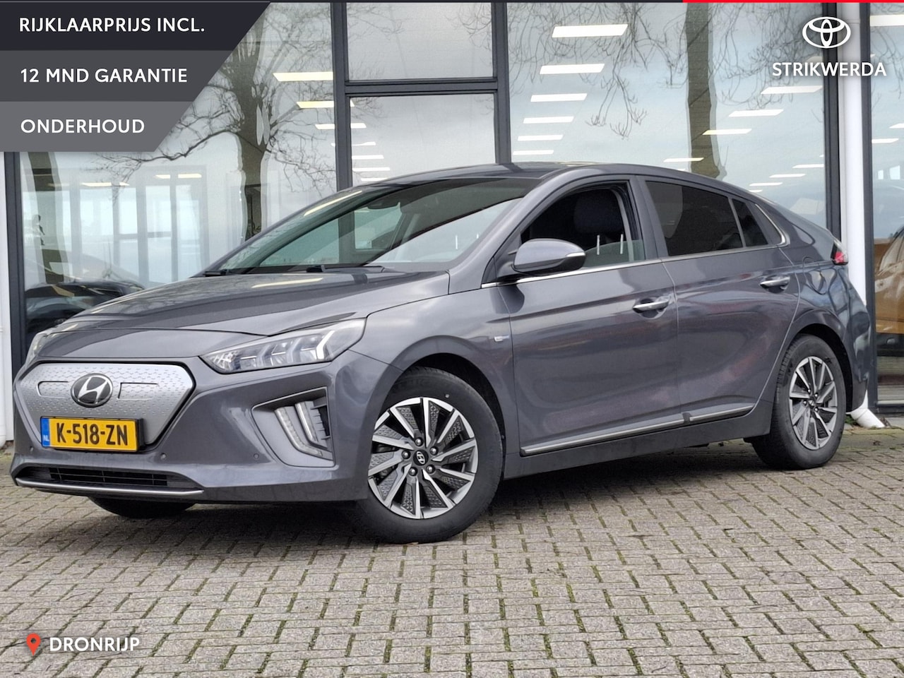 Hyundai IONIQ - Premium EV 38 kWh | Pano | Leer | Stoelverwarming/koeling | Stuurverwarming | Navi | Clima - AutoWereld.nl