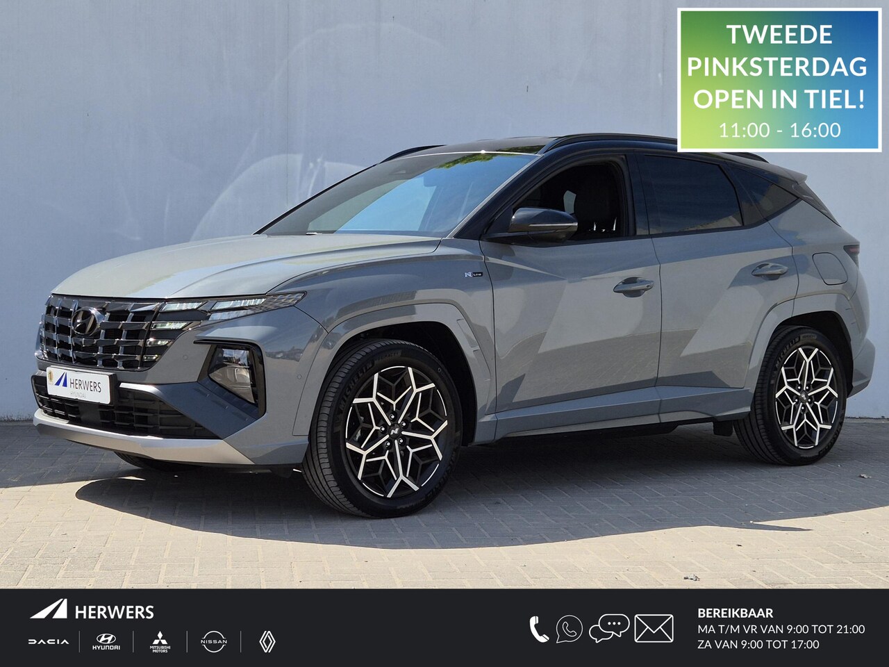 Hyundai Tucson - 1.6 T-GDI PHEV Plug-in N Line 4WD Automaat / Accu SoH 100% / Rondomzicht camera / Apple Ca - AutoWereld.nl