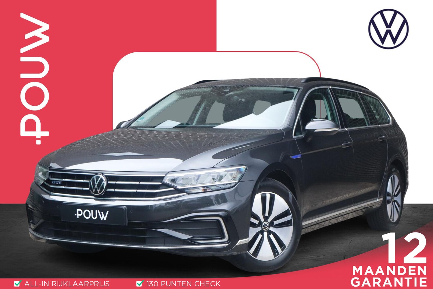 Volkswagen Passat Variant - 1.4 TSI 218pk PHEV GTE Business | Navigatie | Achteruitrijcamera | Ergonomische Bestuurder - AutoWereld.nl