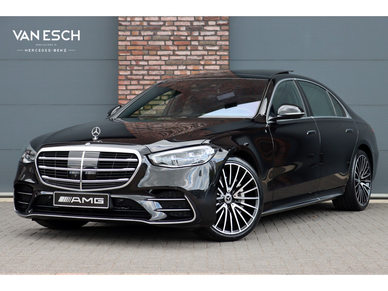 Mercedes-Benz S-klasse - 450d 4MATIC Lang AMG Line Aut9 | Airmatic | Chauffeurspakket | Achterasbesturing | Augment - AutoWereld.nl