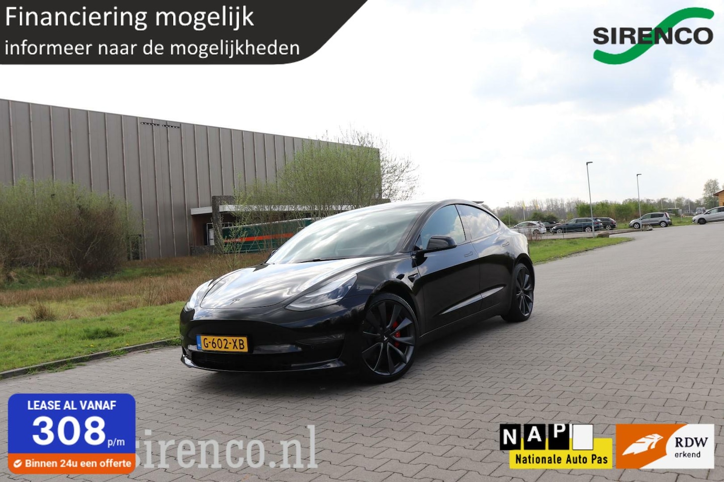 Tesla Model 3 - PERFORMANCE AWD 75 kWh dual motor 462pk soh 85% chrome delete all black leder panodak stoe - AutoWereld.nl
