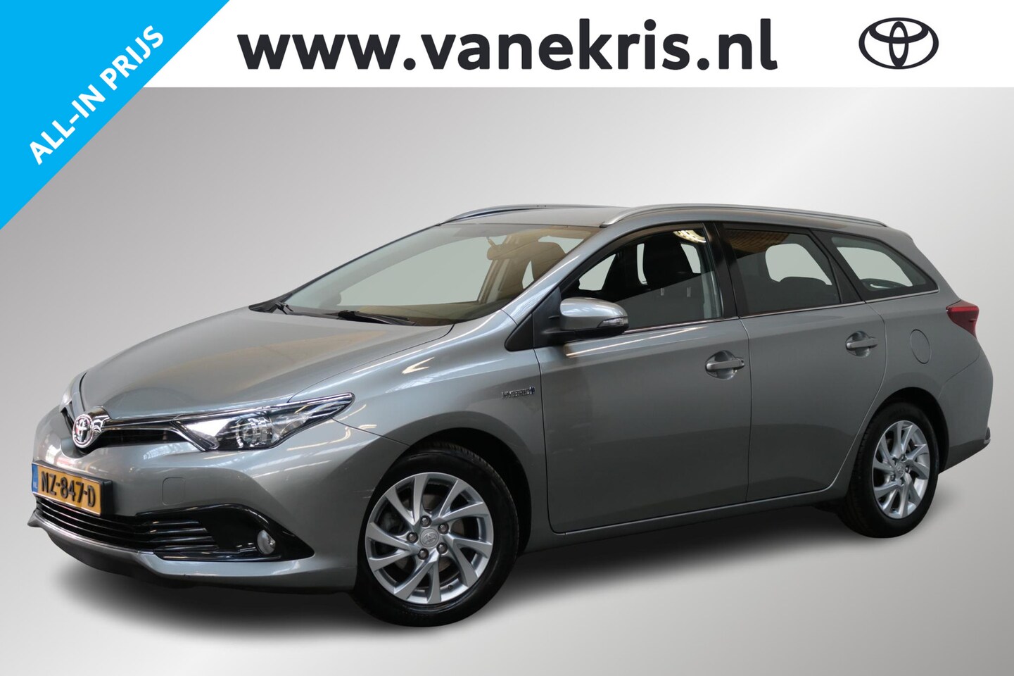 Toyota Auris Touring Sports - 1.8 Hybrid Dynamic 1.8 Hybrid Dynamic, 16" velgen, NAVI, Parkeercamera, Cruise & Climate control, - AutoWereld.nl