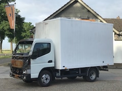 Mitsubishi Canter - Fuso 6S15 euro 5 bakwagen Koffer brandschade