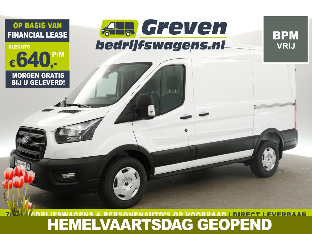 Ford Transit - L2H2 | NIEUW | 165PK | BPM VRIJ | Automaat Airco Camera Carplay 2xSchuifdeur Cruise PDC 3 - AutoWereld.nl