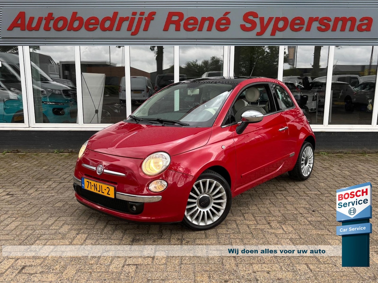Fiat 500 - 0.9 TwinAir Lounge | Pano dakje | Navi | Airco - AutoWereld.nl