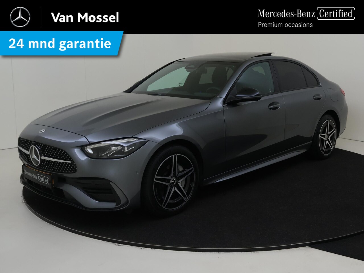 Mercedes-Benz C-klasse - 300 e AMG Line / Stoelverwarming / Achteruitrijcamera / Panorama-schuifdak / Night-Pakket - AutoWereld.nl