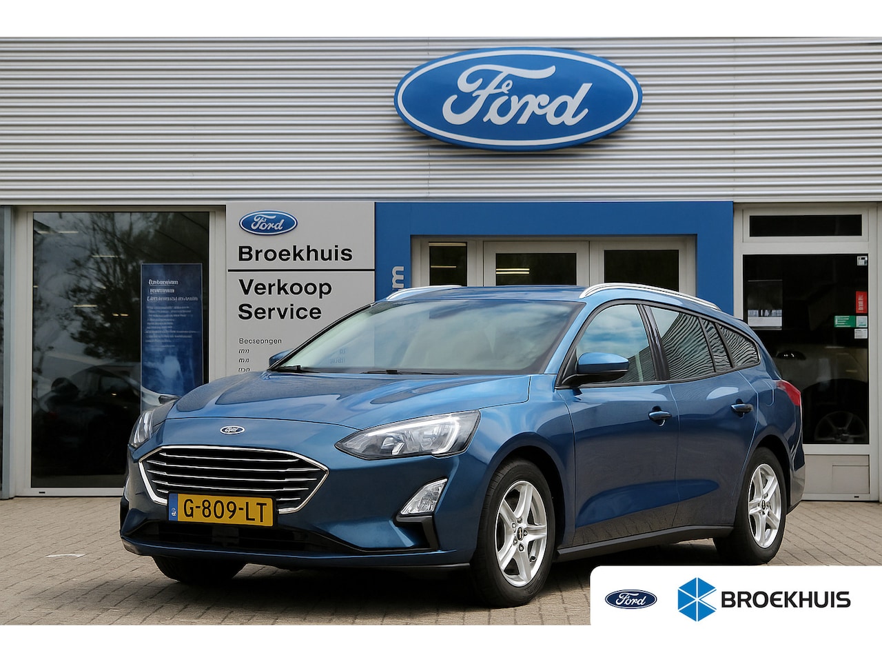 Ford Focus Wagon - 1.0 EcoBoost Titanium Business |  DEALER OH! | WINTERPACK | NAVI | CLIMA | PARK. SENS V+A - AutoWereld.nl