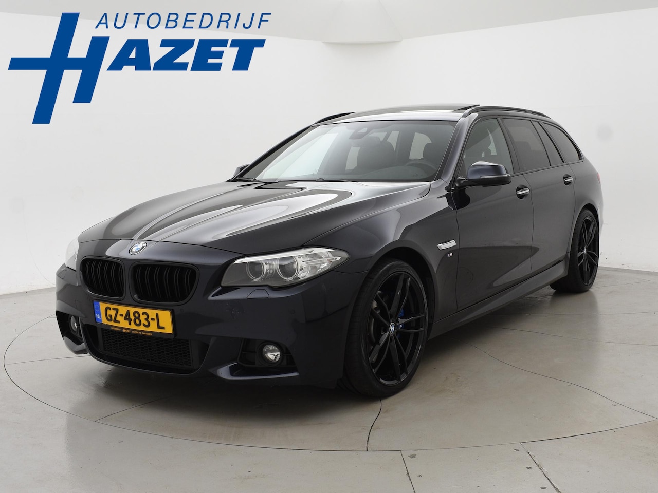 BMW 5-serie Touring - 525D EURO 6 H.E. M-SPORT + NAPPA LEDER | AFN. TREKHAAK | 20 INCH | PANORAMA - AutoWereld.nl