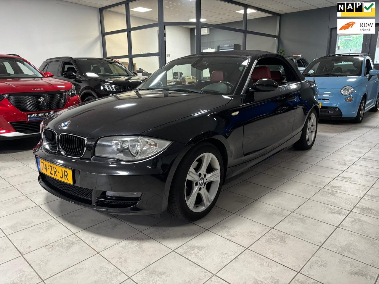 BMW 1-serie Cabrio - 120i High Executive sportleder/navi - AutoWereld.nl