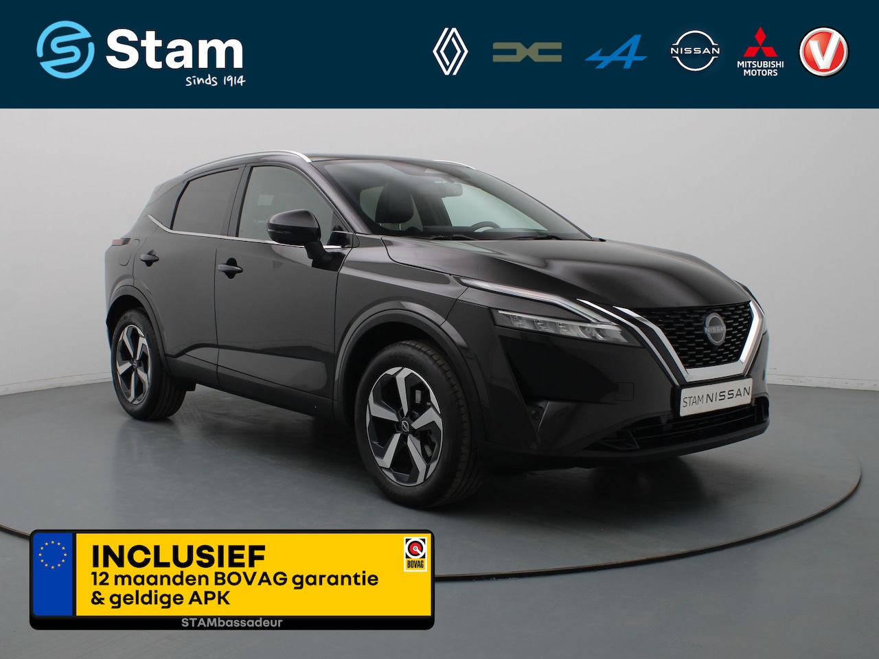 Nissan Qashqai - 158pk MHEV Business Premium 360° Camera | Adapt. Cruise | Parkeersens. v+a | Stoel-/stuur- - AutoWereld.nl