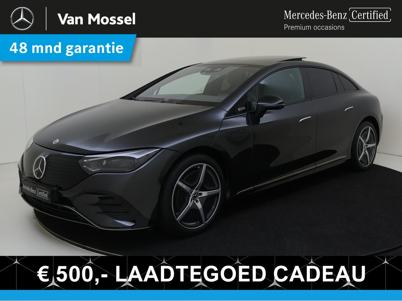 Mercedes-Benz EQE - 300 AMG Line 89 kWh / Stoelverwarming / 360Graden-Camera / Panorama-schuifdak / Memory-Sto - AutoWereld.nl